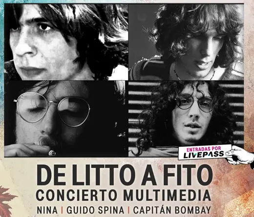 De Litto a Fito (pasando por Luis y Charly) es un homenaje a cuatro artistas referentes de nuestro Rock Argentino. "Un recorrido por todo lo que pudo sentir, todo eso que está sellado en su alma para tocar rock and roll".
